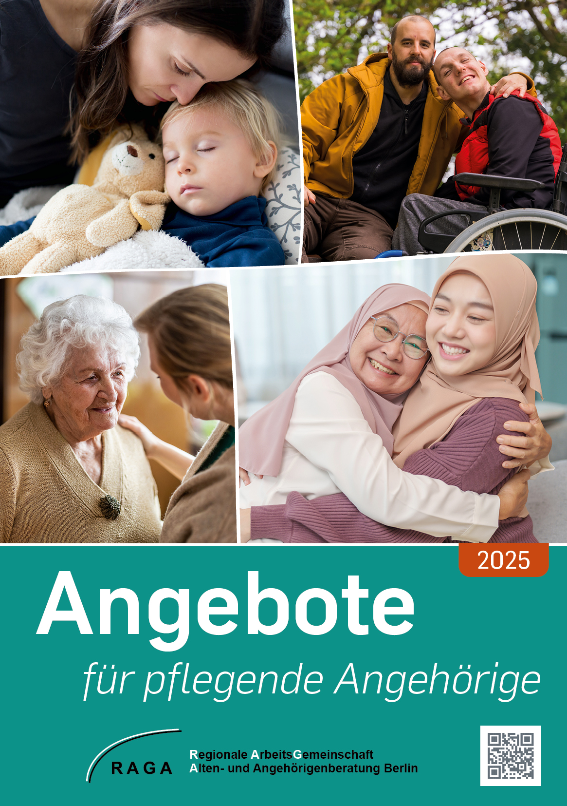 Broschüre "Angebote für pflegende Angehörige" 2025